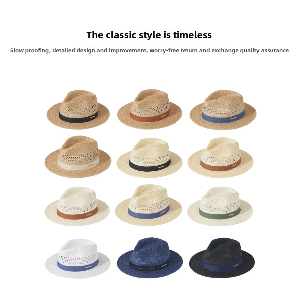 Bucket Hat Straw - Büyük Boy 60 cm Panama Caz