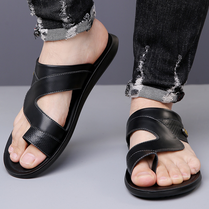 Erkek 2026 Yeni Deri Sandaletl - Flip Flop Leather Men incelemesi ve fiyatı