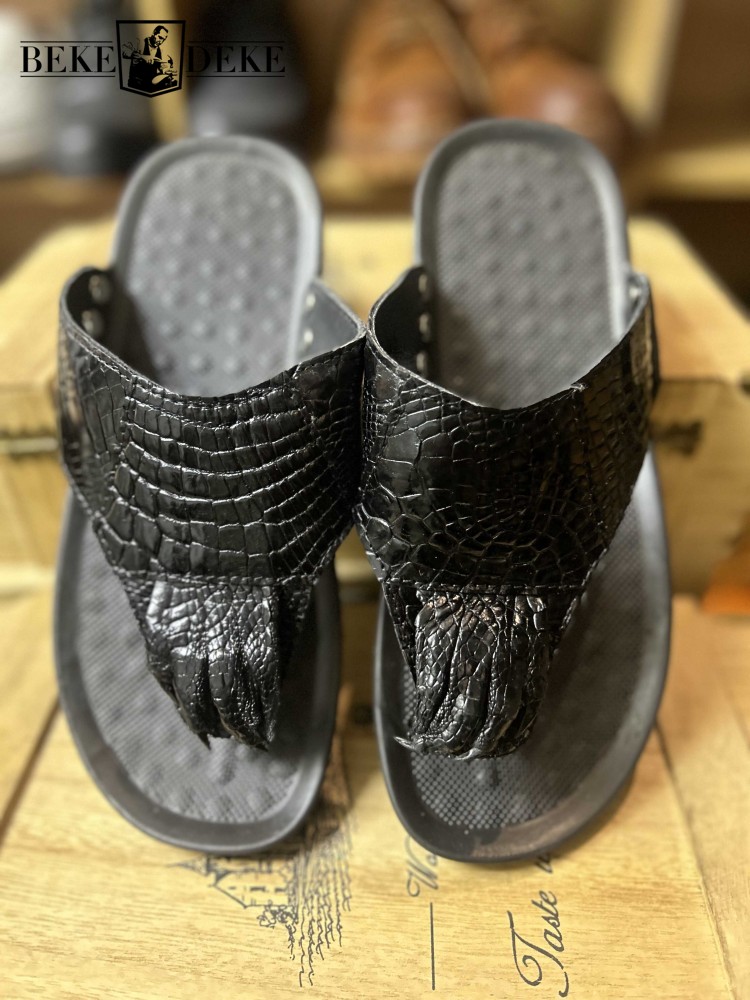 Yazlık Ayakkabılar Hakiki Deri - Flip Flop Leather Men incelemesi ve fiyatı