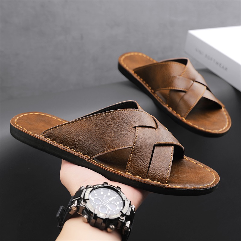 Hakiki Deri Erkek Rahat Sandal - Flip Flop Leather Men incelemesi ve fiyatı