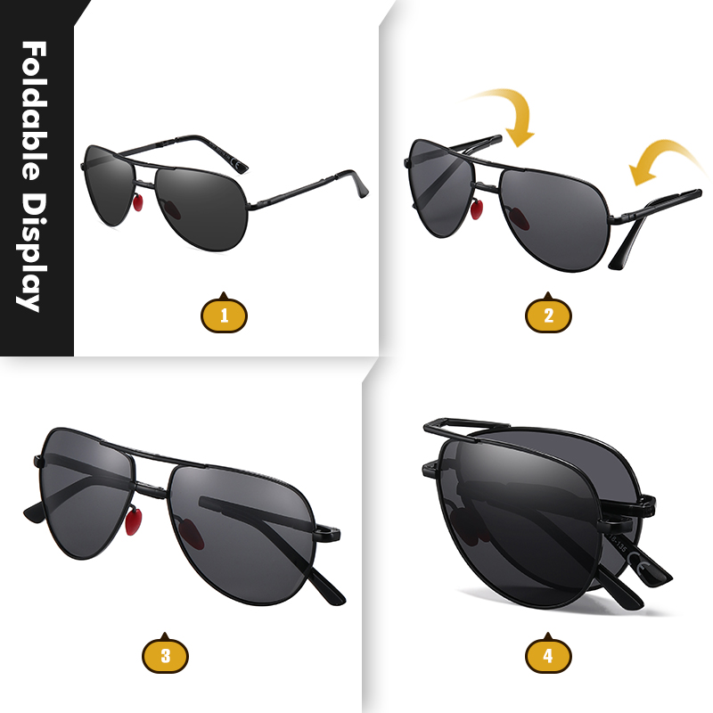 CoolPandas Moda Katlanır Güneş - Sunglasses Aviator Polarized incelemesi ve fiyatı