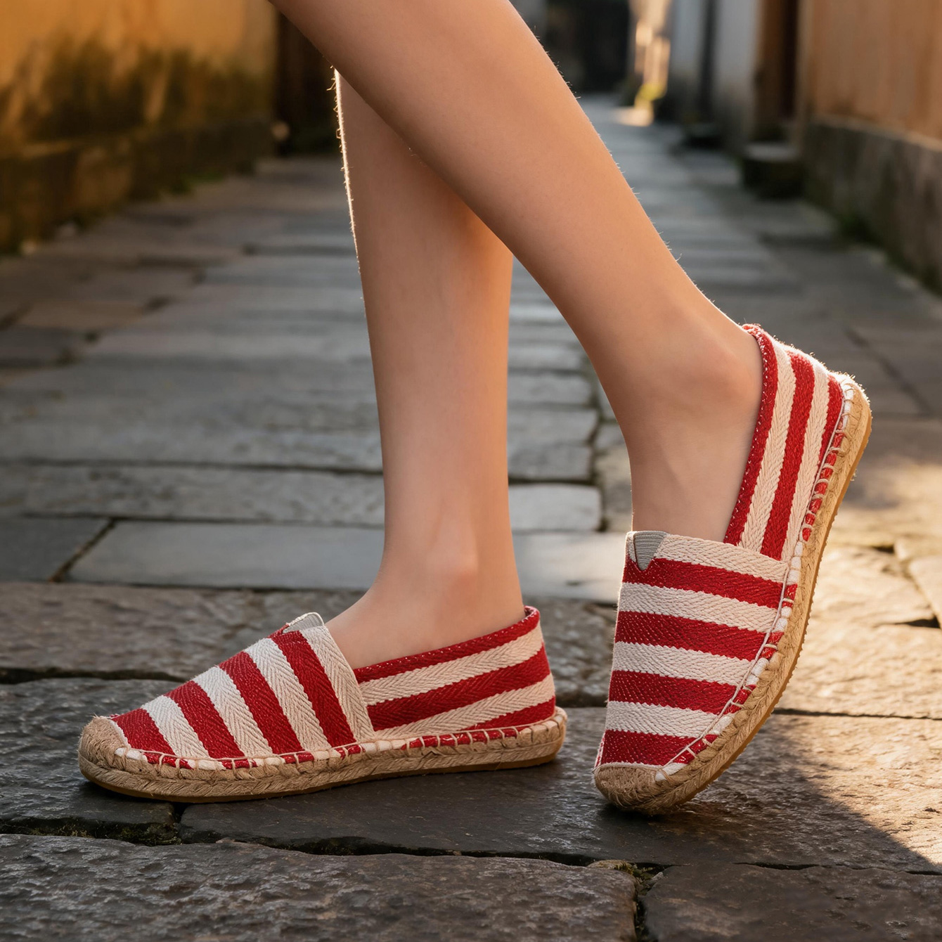 Yaz sonbahar kadın kanvas ayak - Espadrille Slip On incelemesi ve fiyatı