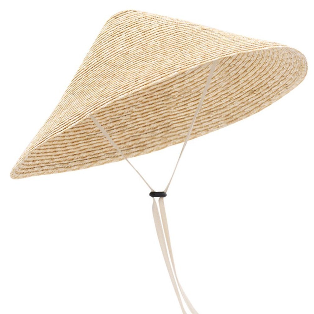 New Large Wide Brim Straw Hat  - Bucket Hat Straw incelemesi ve fiyatı