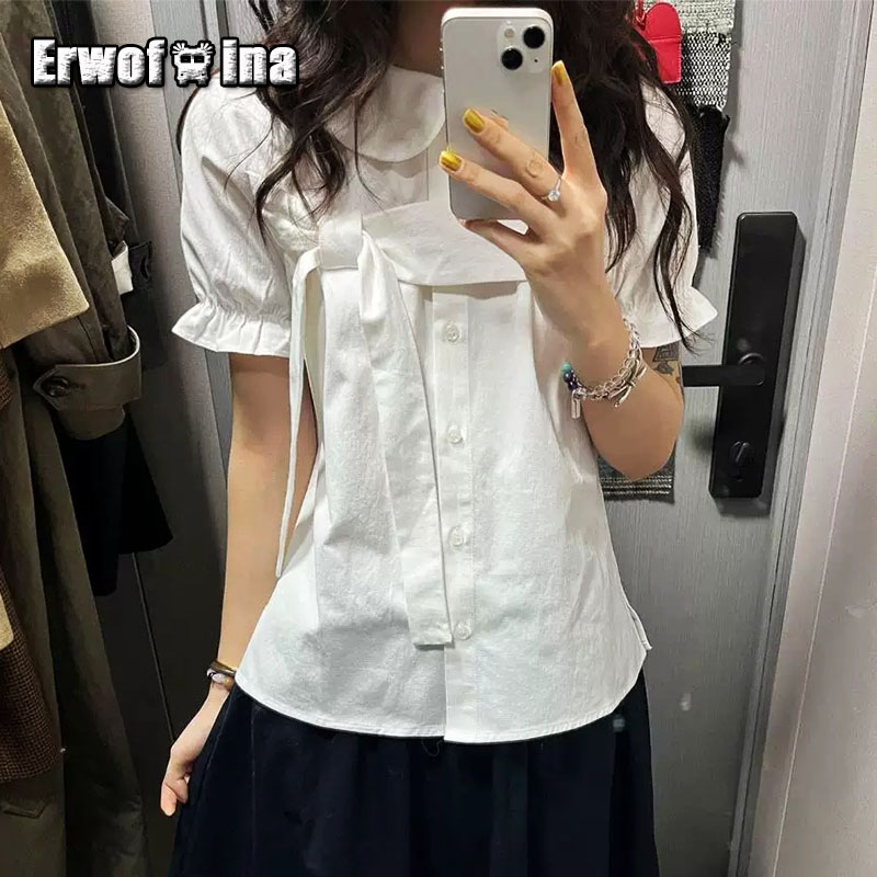 Erwofeina Peter Pan Yaka Tiki  - Shirt Camp Collar incelemesi ve fiyatı