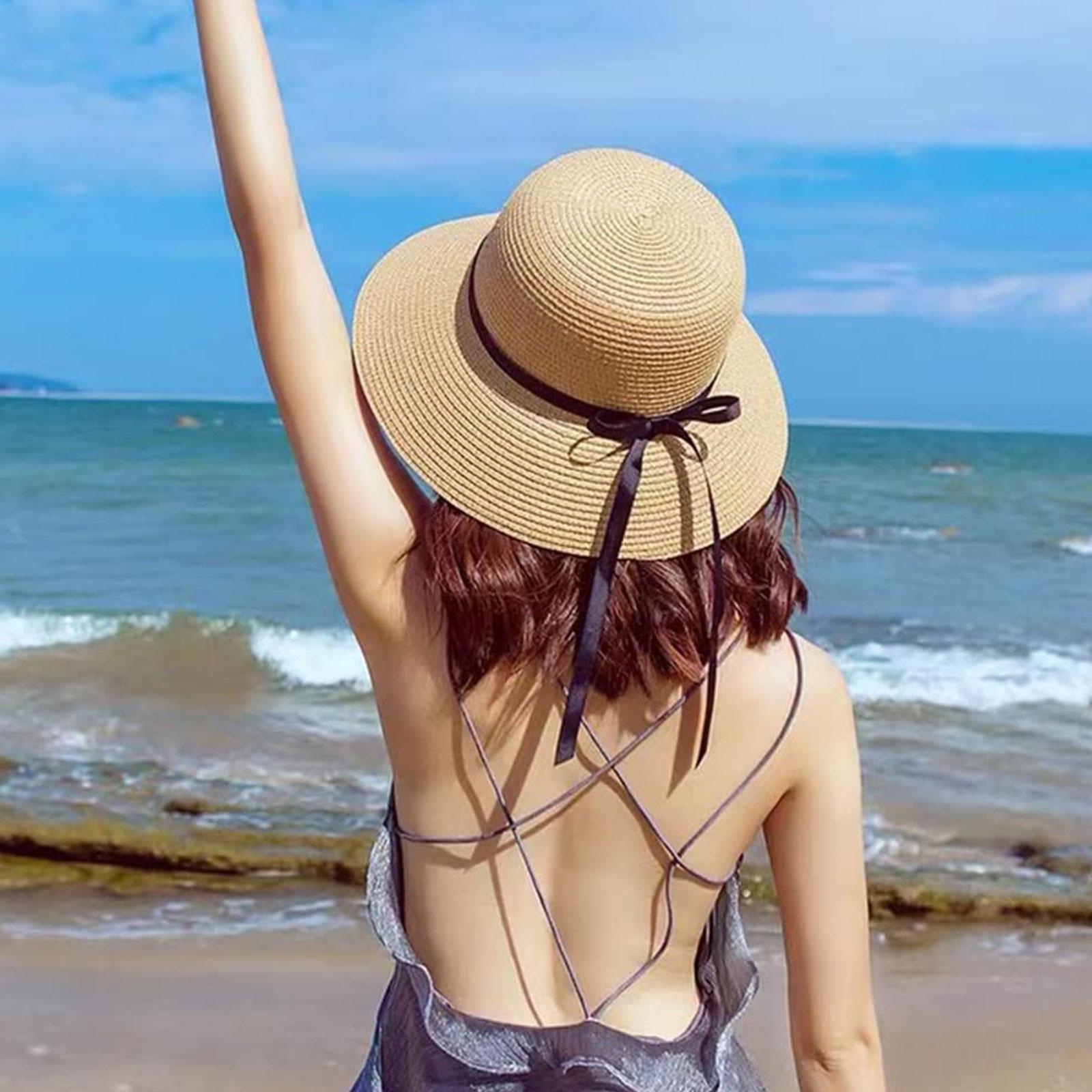 Yazlık hasır şapka büyük geniş - Bucket Hat Straw incelemesi ve fiyatı