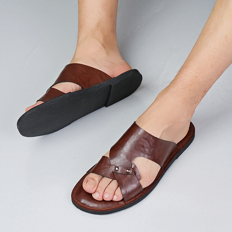 El yapımı Deri Terlik Erkekler - Flip Flop Leather Men incelemesi ve fiyatı